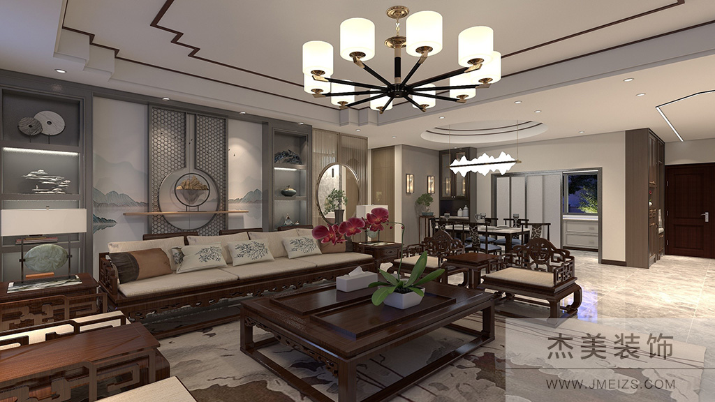 新中式風格裝修效果圖 新中式風格裝修效果圖